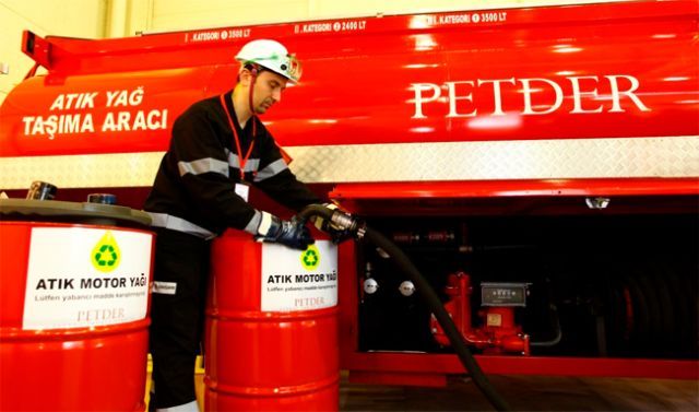 PETDER 2017’de 19 bin 996 ton atık yağ topladı