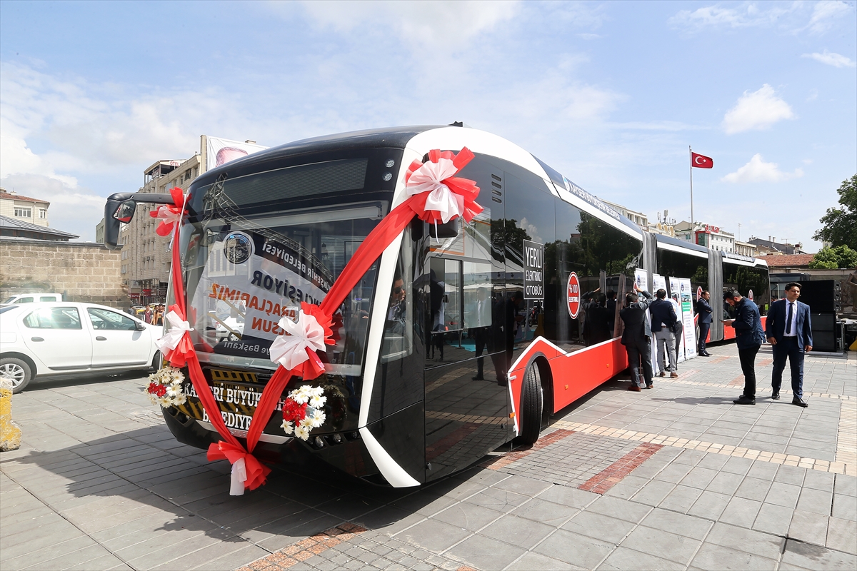 Kayseri’de ulaşıma yerli elektrikli araçlar