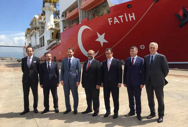 Sondaj gemisi ‘Fatih’, Akdeniz’e uğurlandı