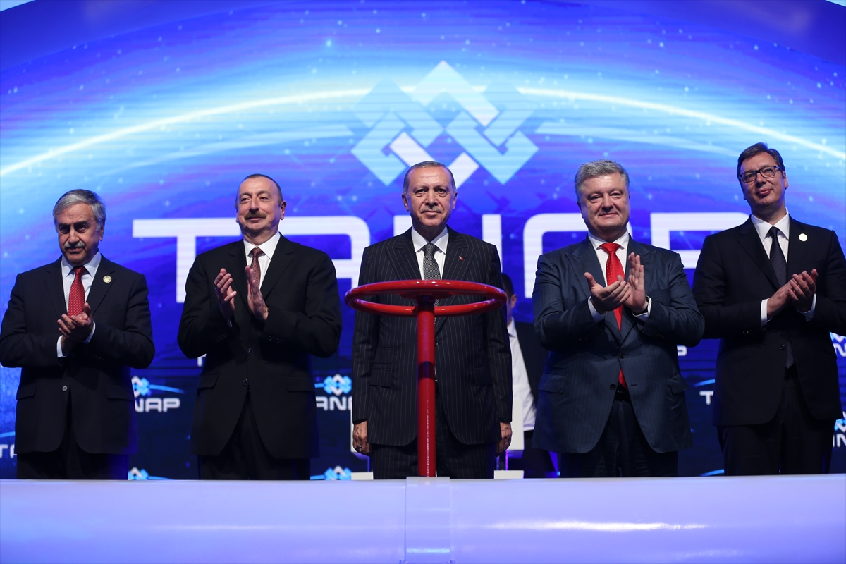TANAP’ın açılışı gerçekleşti ve ilk gaz akışı başladı