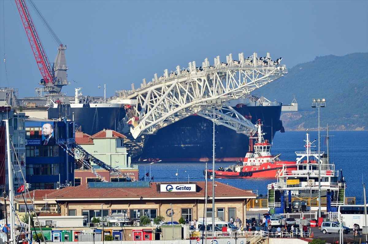 Pioneering Spirit, TürkAkım için geri döndü