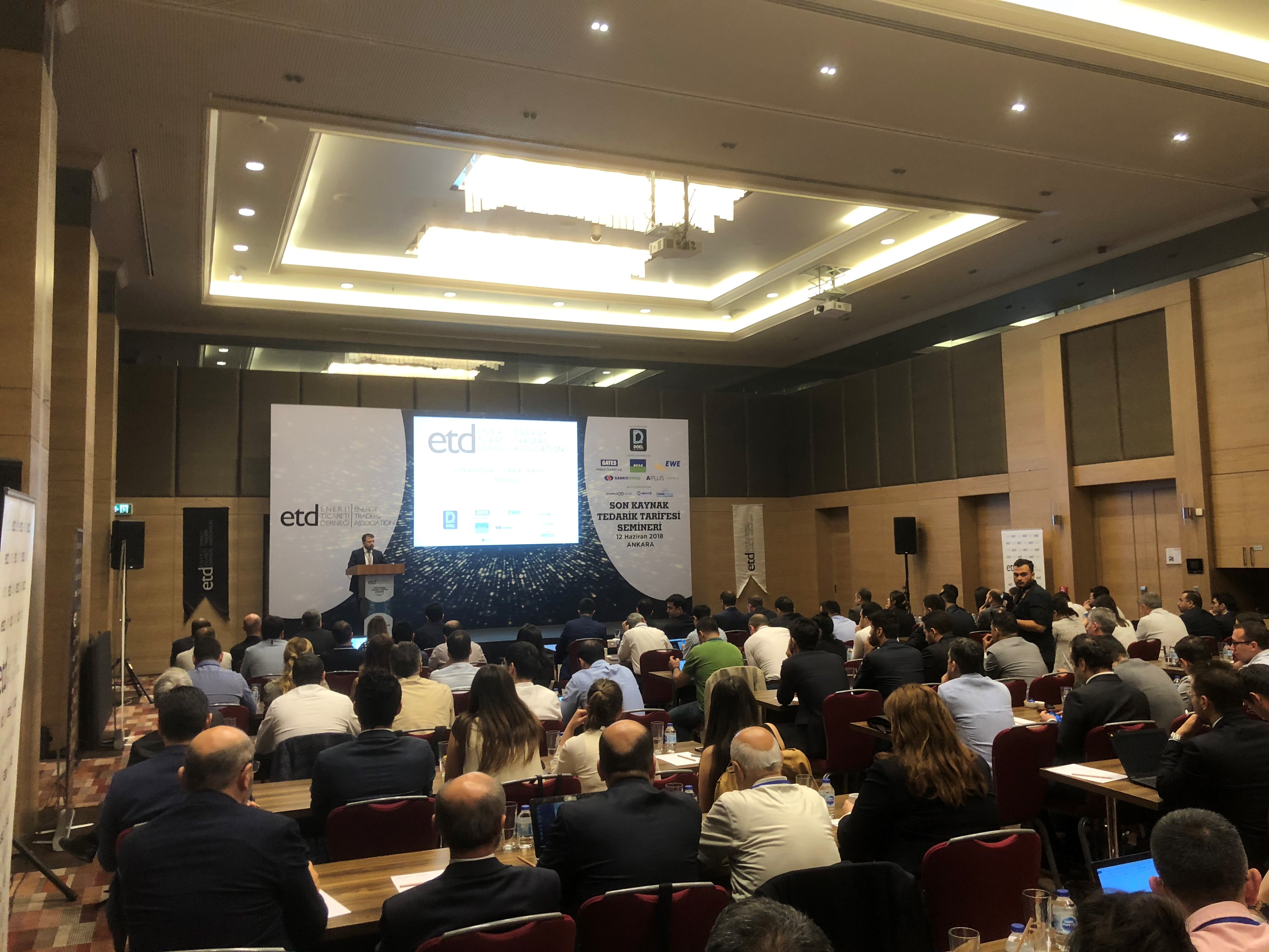ETD Son Kaynak Tedarik Tarifesi Semineri düzenledi