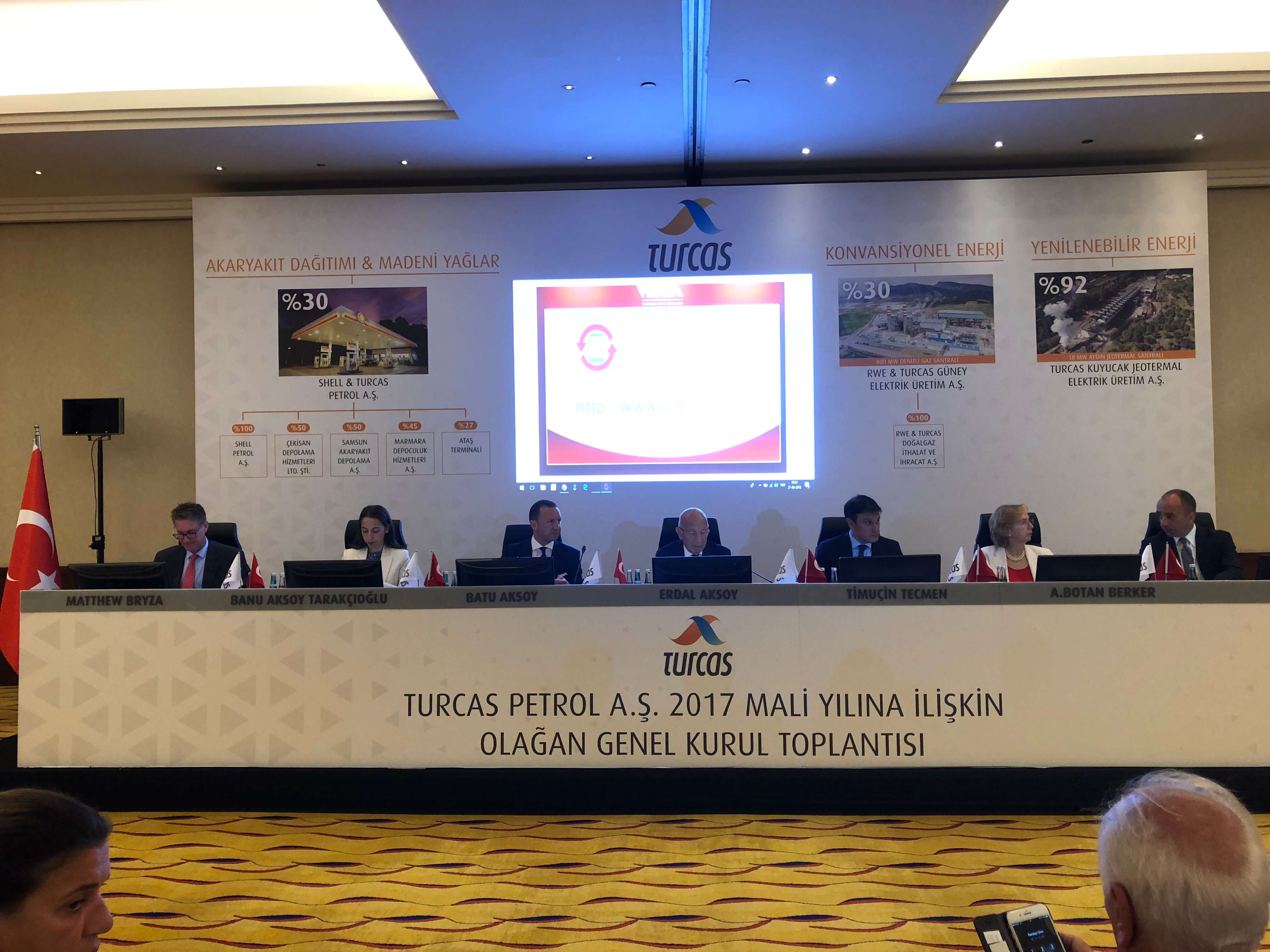 Turcas’ın 2017 yılı Olağan Genel Kurul Toplantısı yapıldı