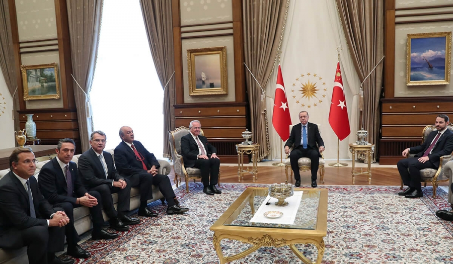 Cumhurbaşkanı Erdoğan, TÜSİAD heyetiyle görüştü