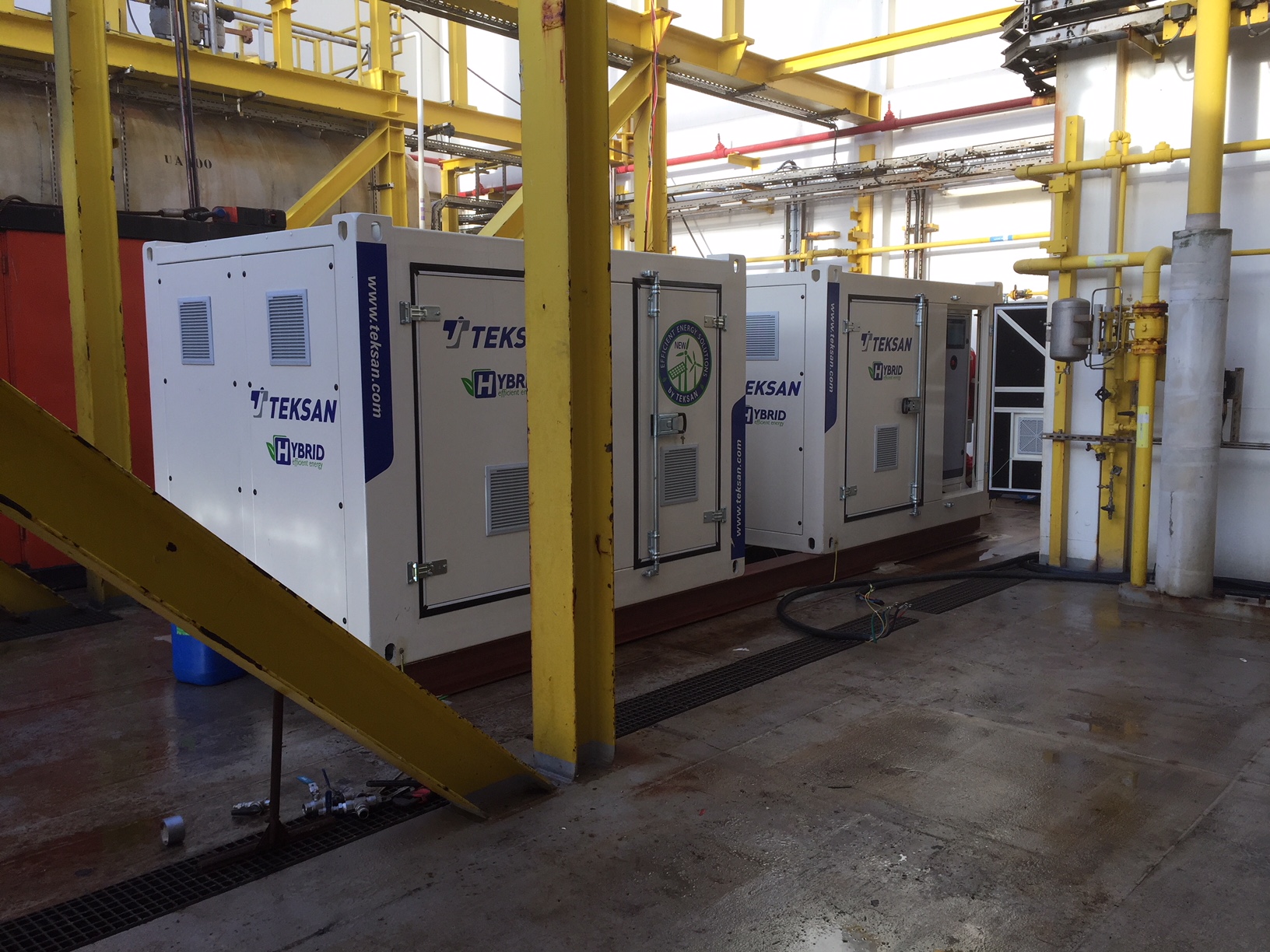 Teksan, yüzer petrol platformlarının enerji kaynağı oldu