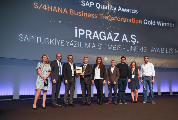 İpragaz’a “SAP Quality Awards 2018”de birincilik ödülü