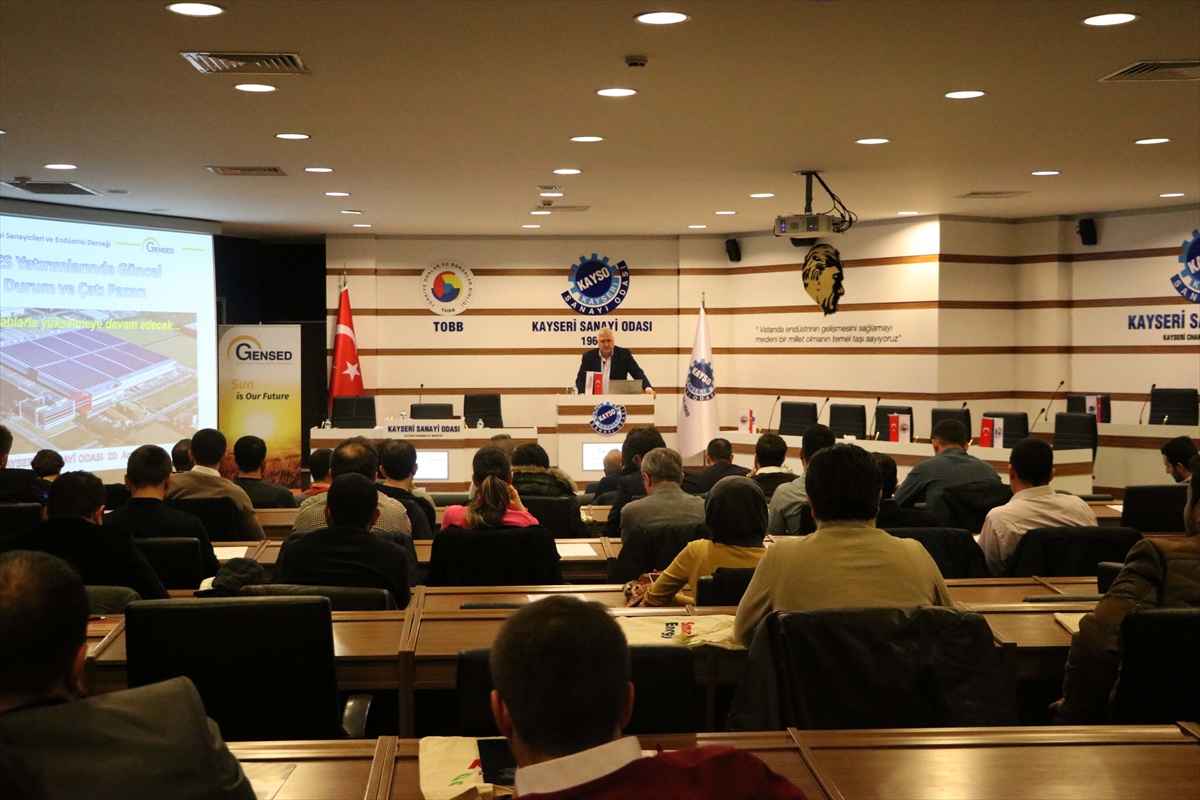 Kayseri’de “Çatılarda GES Uygulamaları Fırsatları” semineri