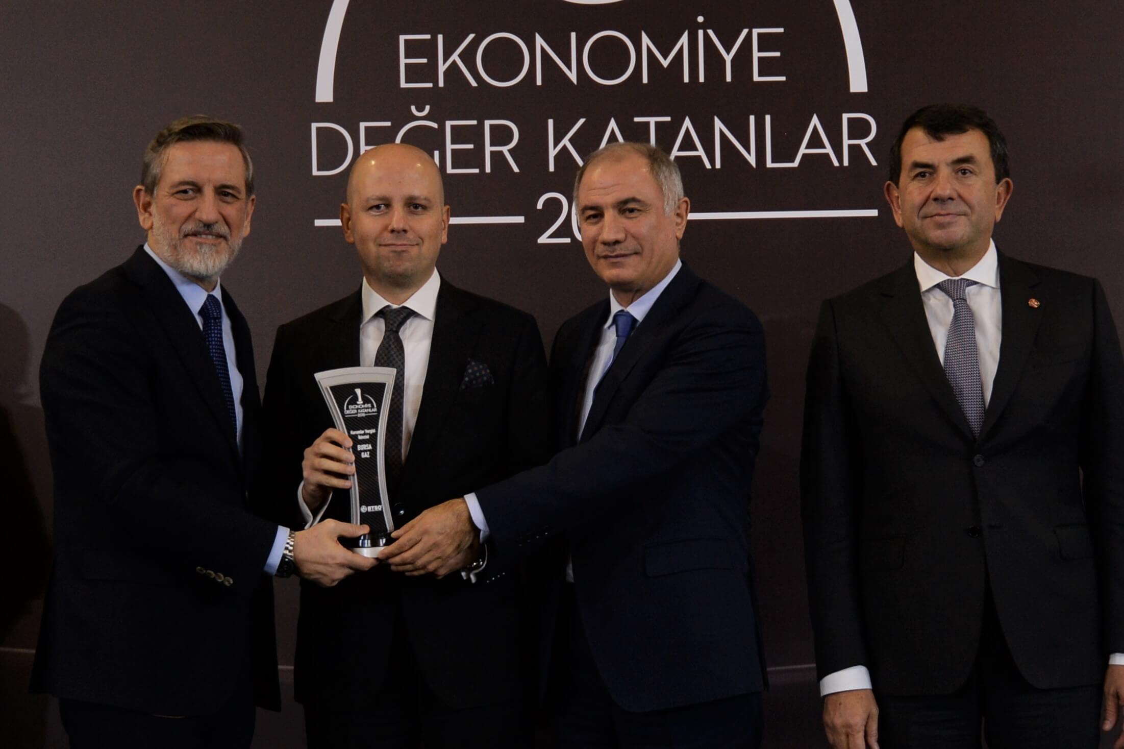 Bursagaz’ın Bursa’ya katkıları ödüllendirildi
