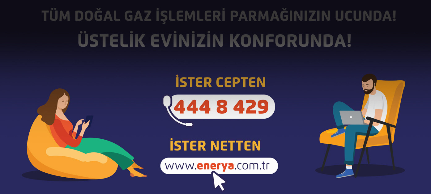 Enerya, tüm abonelik işlemlerini ev konforunda sunuyor