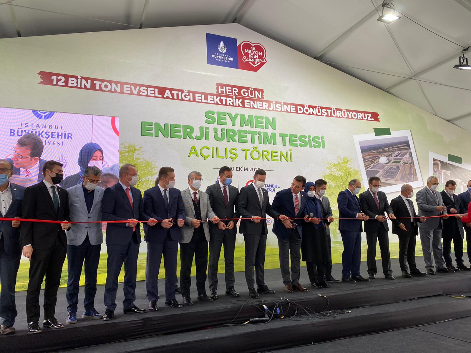 ‘Silivri Seymen Enerji Üretim Merkezi’ törenle açıldı