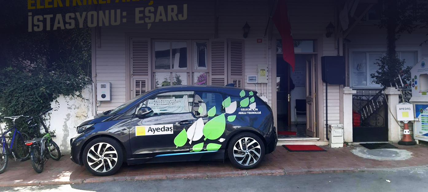 Adalar’ın ilk elektrikli araç şarj istasyonu Eşarj oldu