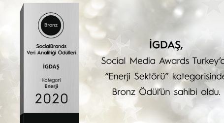 İGDAŞ’a Social Media Awards Turkey’den Bronz Ödül