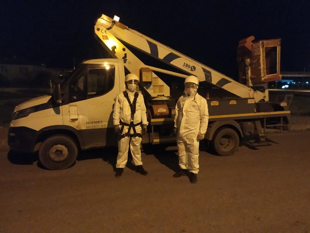 UEDAŞ’tan karantina mesaisi