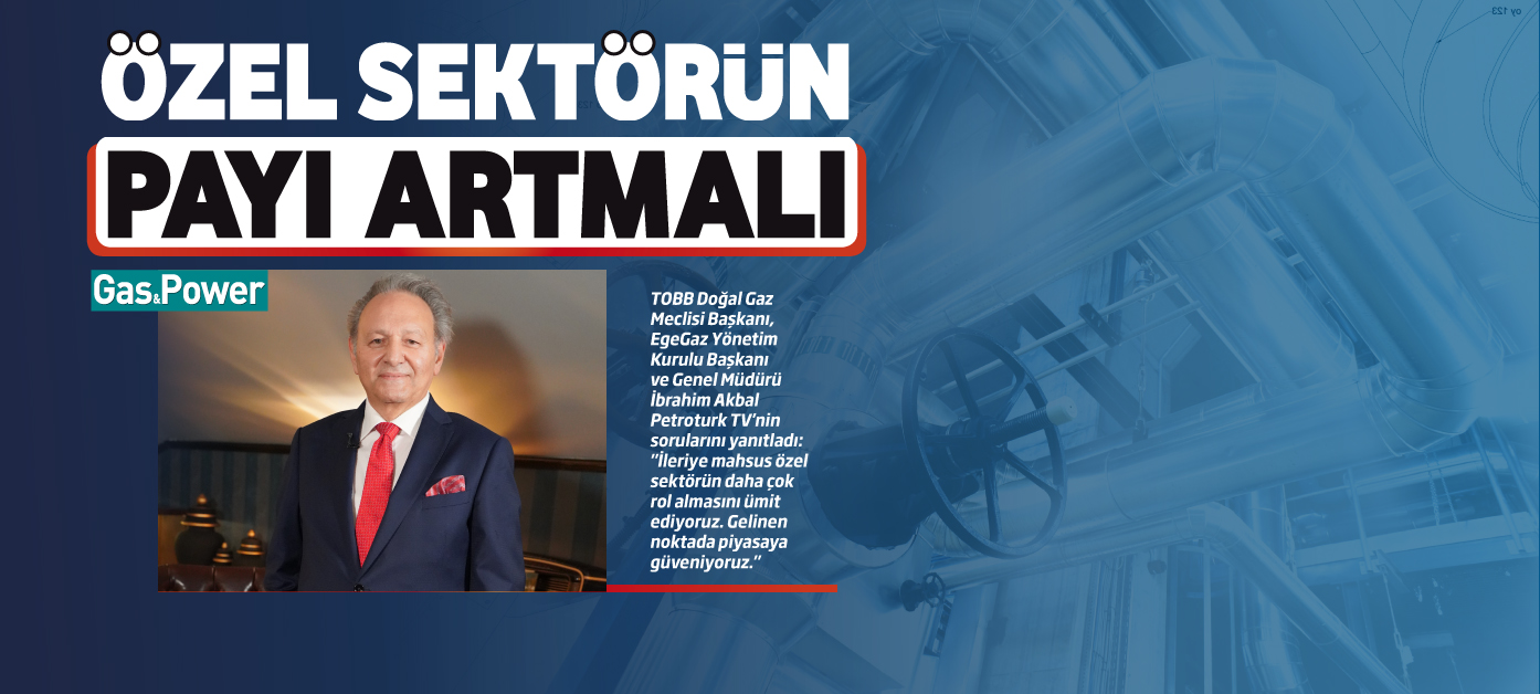 ‘Özel sektörün daha çok rol almasını ümit ediyoruz’