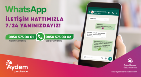 Aydem ve Gediz Perakende’den Whatsapp iletişim hattı