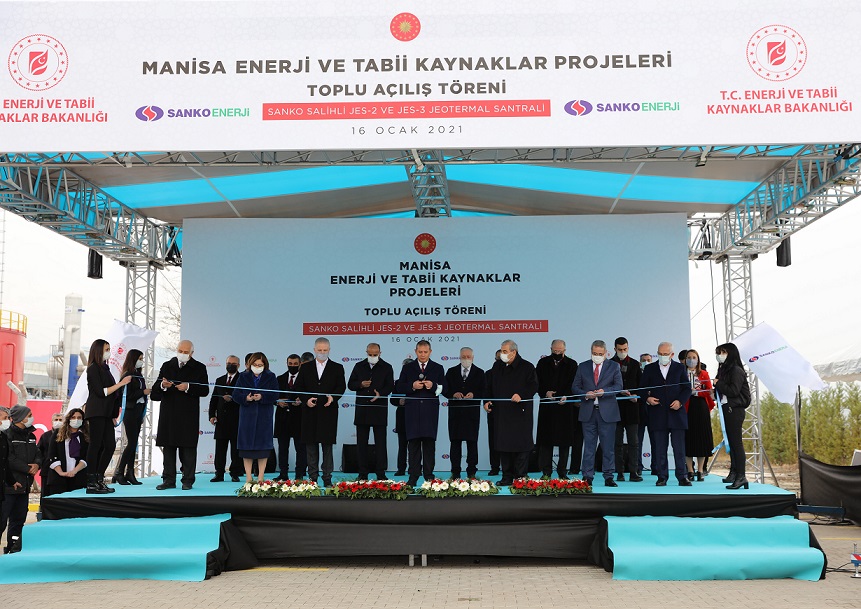 Sanko Enerji Salihli JES Santrallerinin açılışı yapıldı