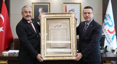 Sayıştay Başkanı Seyit Ahmet Baş EPDK Başkanı Yılmaz’ı ziyaret etti