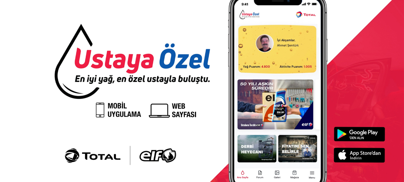 TOTAL’den özel servislere benzersiz uygulama: TOTAL Ustaya Özel