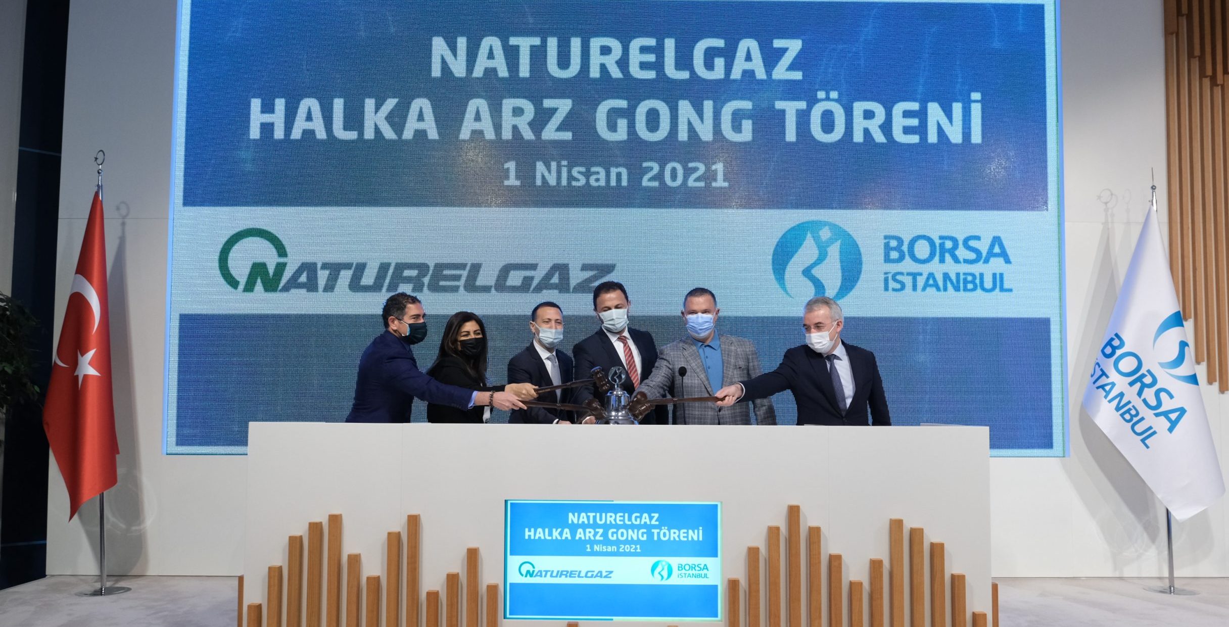 Borsada gong Naturelgaz için çaldı