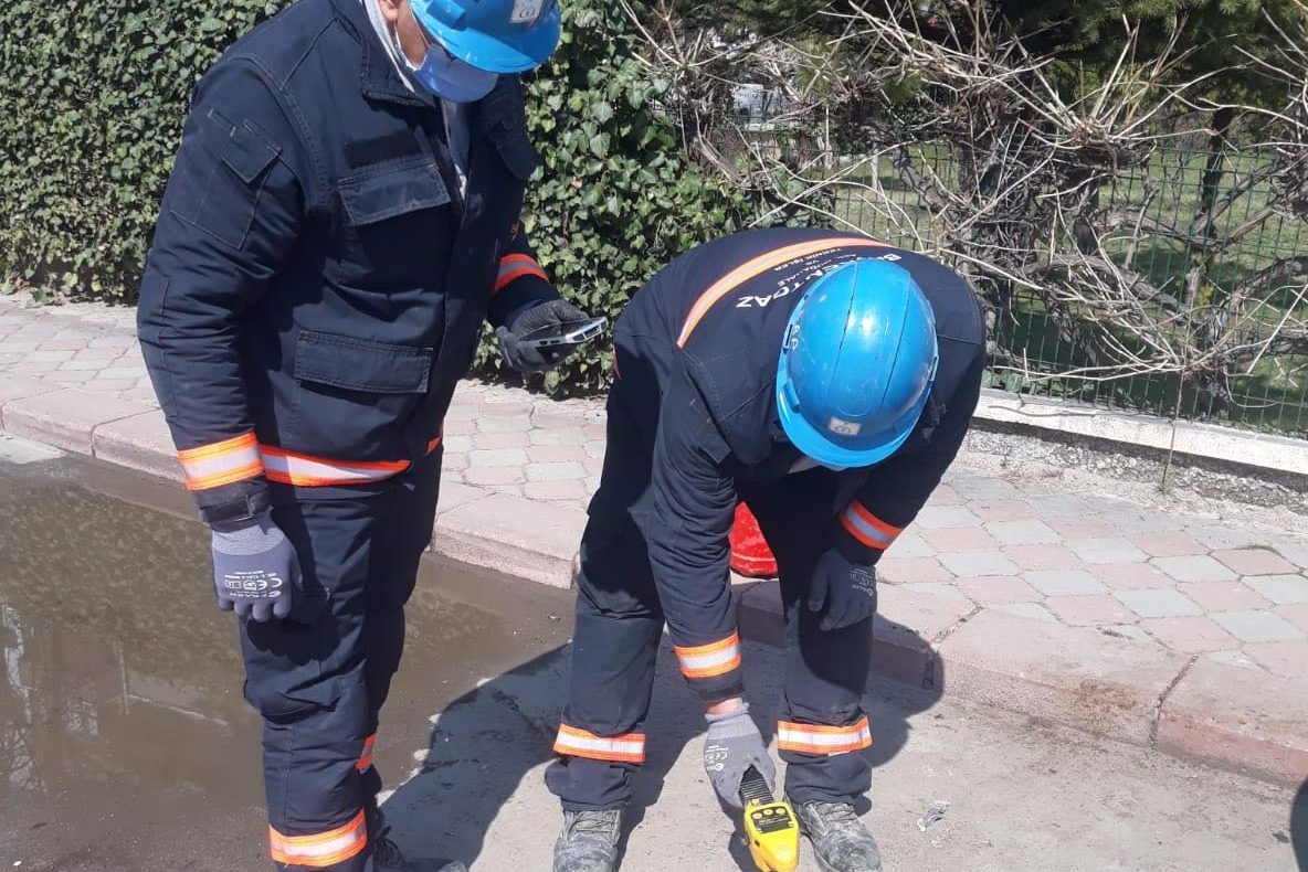 Başkentgaz, Ankara-Şili mesafesi uzunluğundaki dağıtım hattını yılda 2 kez kontrol ediyor