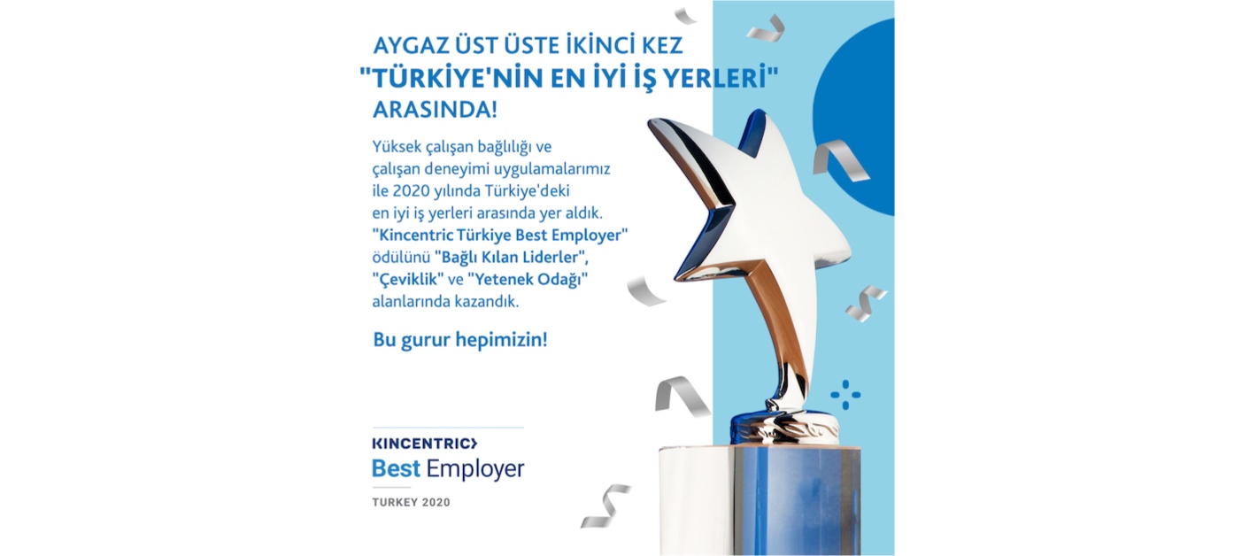 Aygaz,
”Türkiye’nin En İyi İş Yerleri” arasında