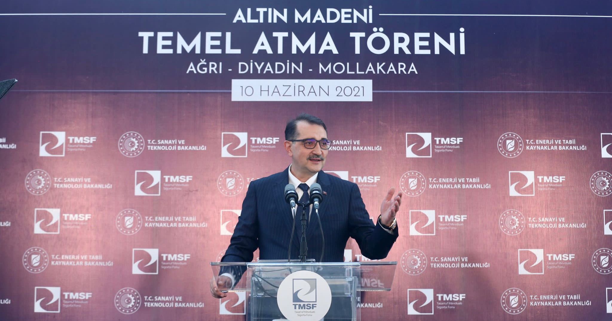 Bakan Dönmez: “Bu sene 45 tonun üzerinde altın üretimi hedefliyoruz”