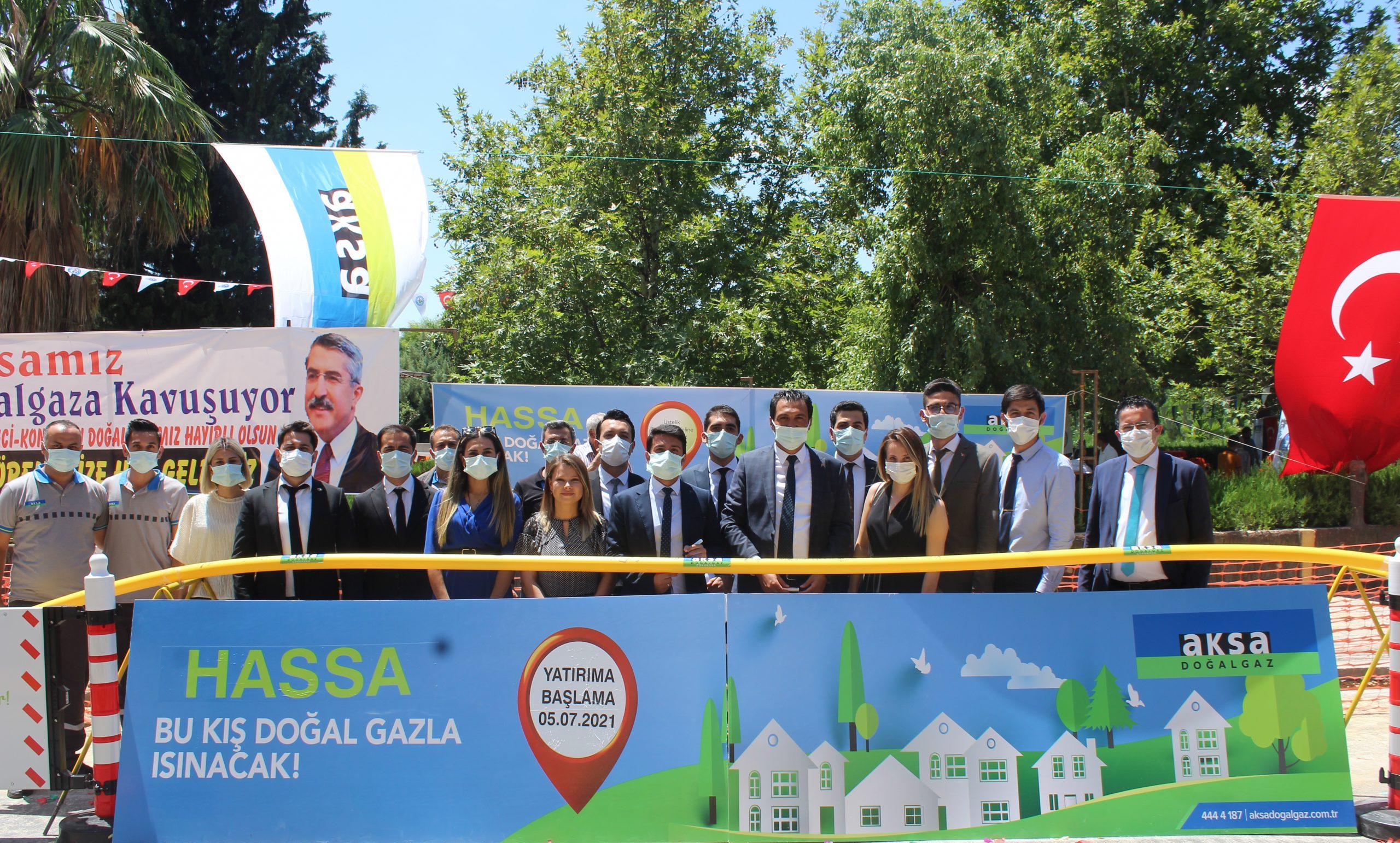 Hassa’ya doğal gaz müjdesi