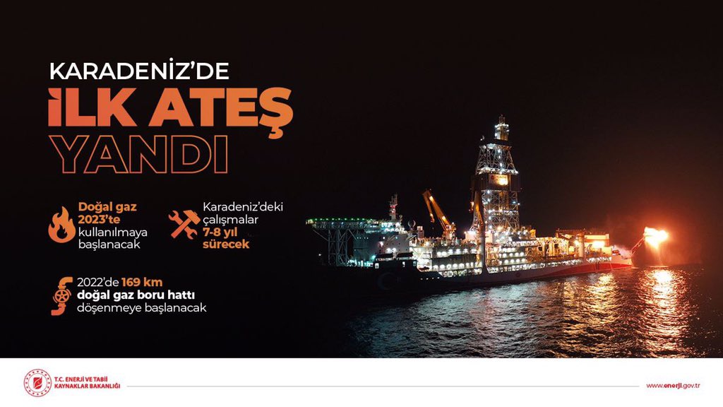 Karadeniz’de kullanılacak doğal gaz borularının üretimine başlandı
