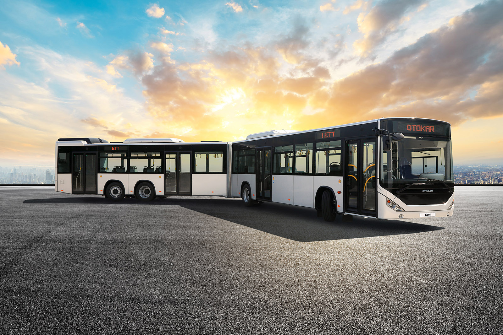 Otokar’ın 50 adet doğal gazlı şehir içi otobüsü Azerbaycan’da hizmete başladı