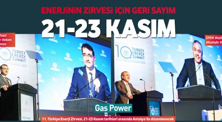 ENERJİNİN ZİRVESİ İÇİN GERİ SAYIM 21-23 KASIM