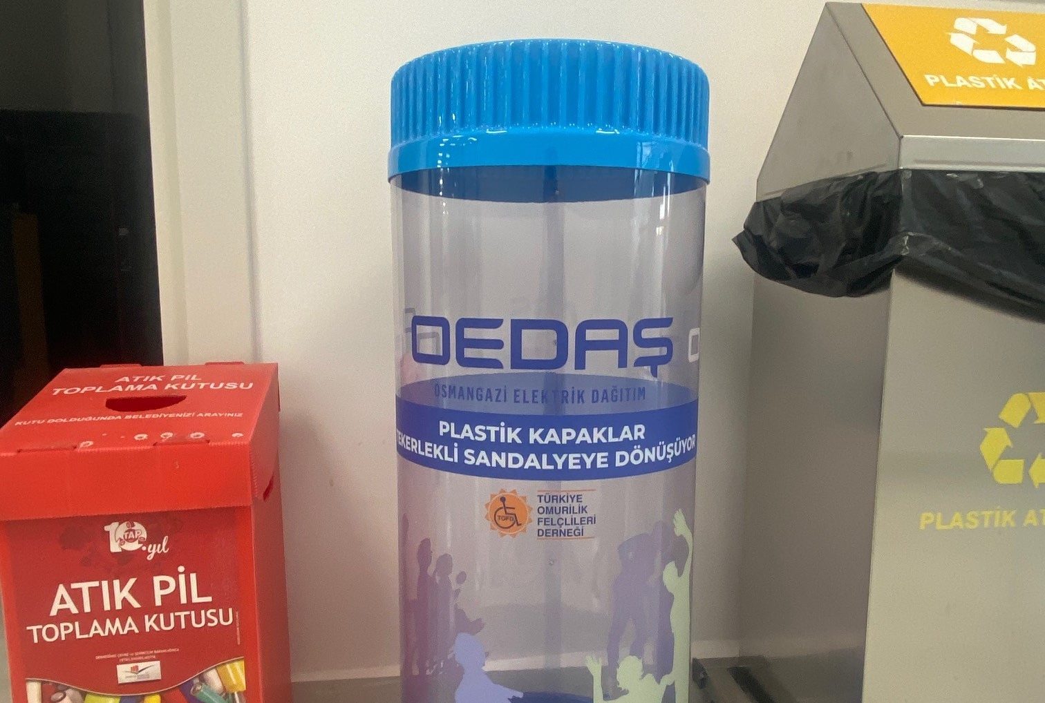 OEDAŞ, ‘Plastik  Kapak Toplama’ kampanyasıyla omurilik felçlilerine destek verecek