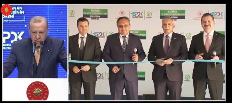 Biotrend Enerji Balıkesir Santrali’nin resmi açılışı yapıldı