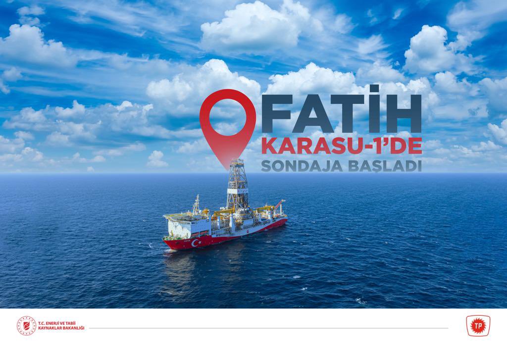 Fatih gemisi Karadeniz’de üçüncü sondajına başladı