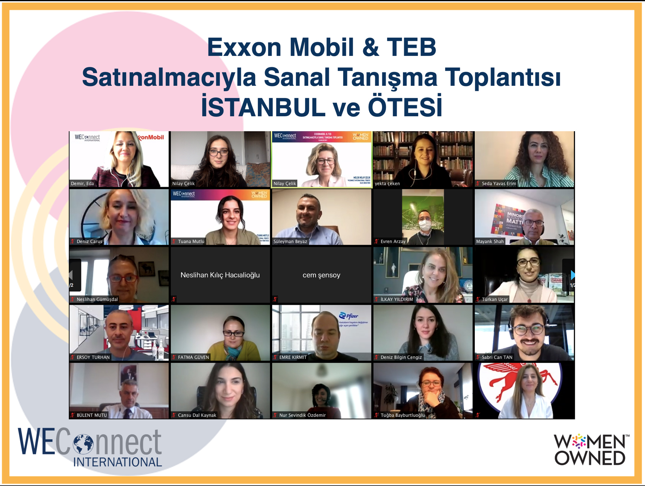 “Satın Almacıyla Sanal Tanışma Toplantısı – İstanbul ve Ötesi” etkinliğinin dördüncüsünü düzenlendi