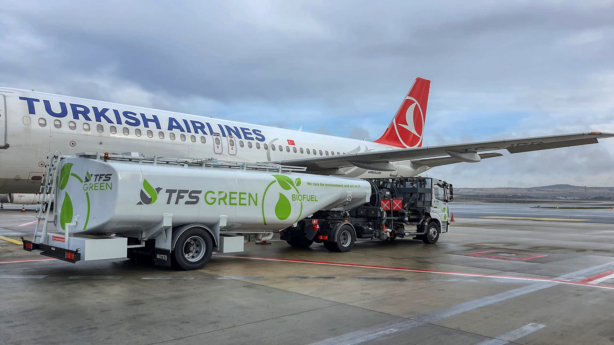 TFS Akaryakıt Hizmetleri, İstanbul Havalimanı’nda Sürdürülebilir Havacılık Yakıtı (SAF) ikmaline başladı