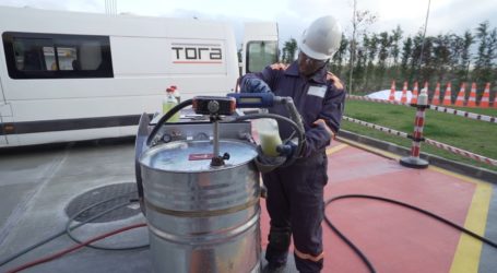 TORA, DSİ kurumuna ait sahalardaki akaryakıt tanklarının ‘tank temizliği’ işlemlerine devam ediyor