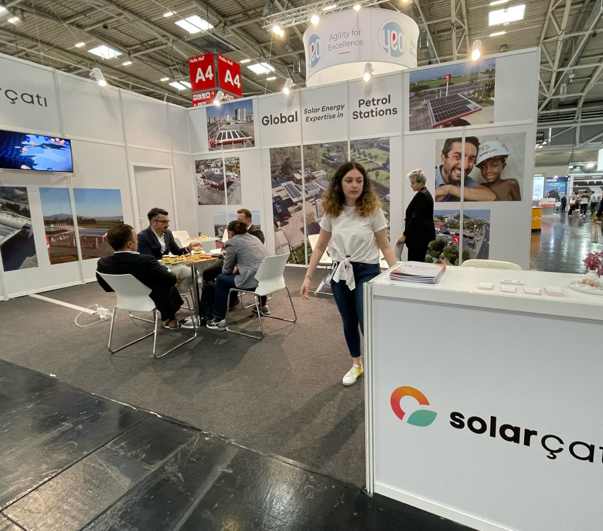 Solarçatı akaryakıt istasyonlarına sağladığı çözümleri İntersolar’da sergiledi