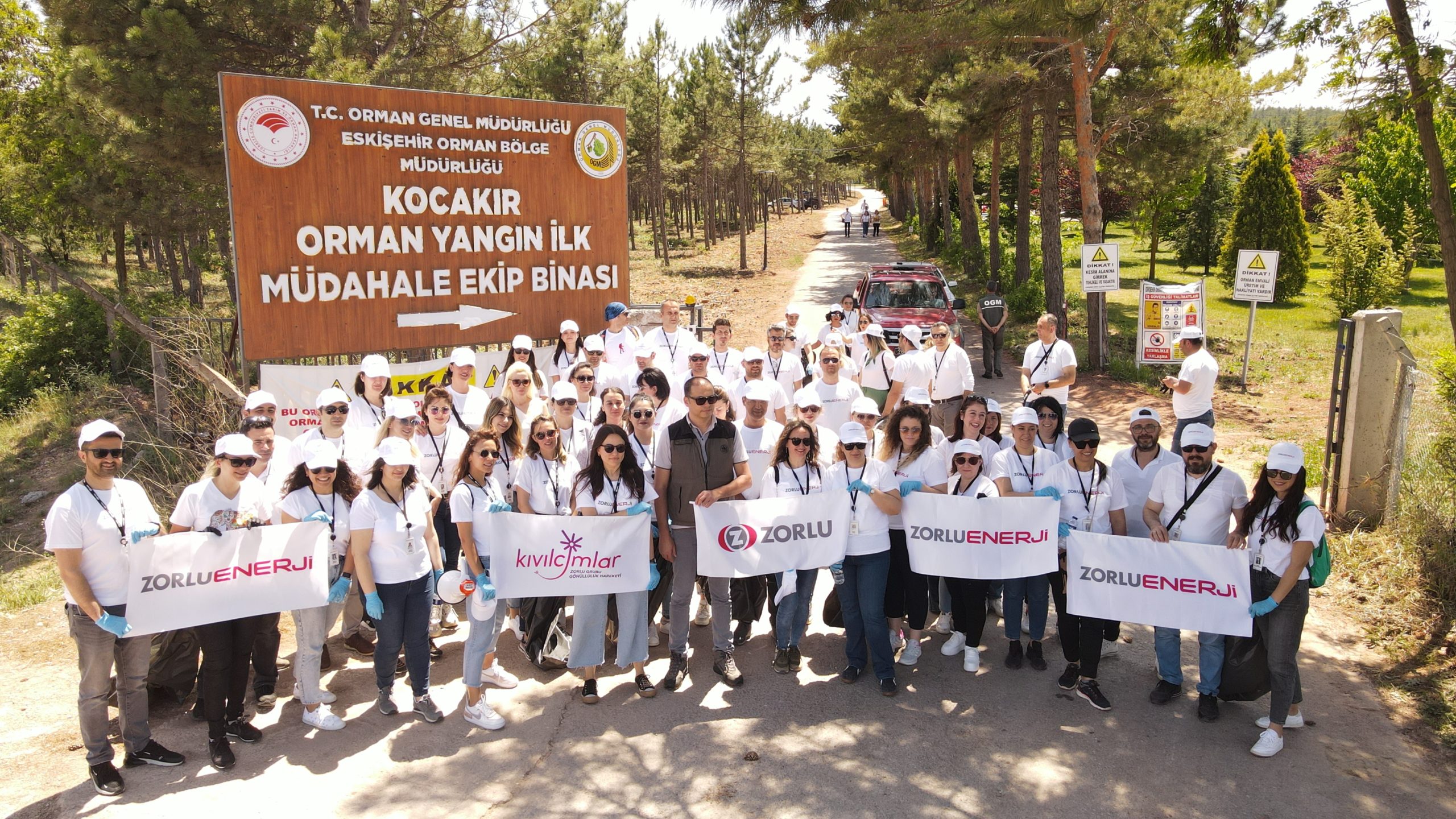 Zorlu Enerji OEPSAŞ Kıvılcımları Eskişehir Kocakır Mesire ve Piknik Alanı’nı temizledi