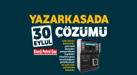 Yeni nesil yazarkasada süre uzatımı