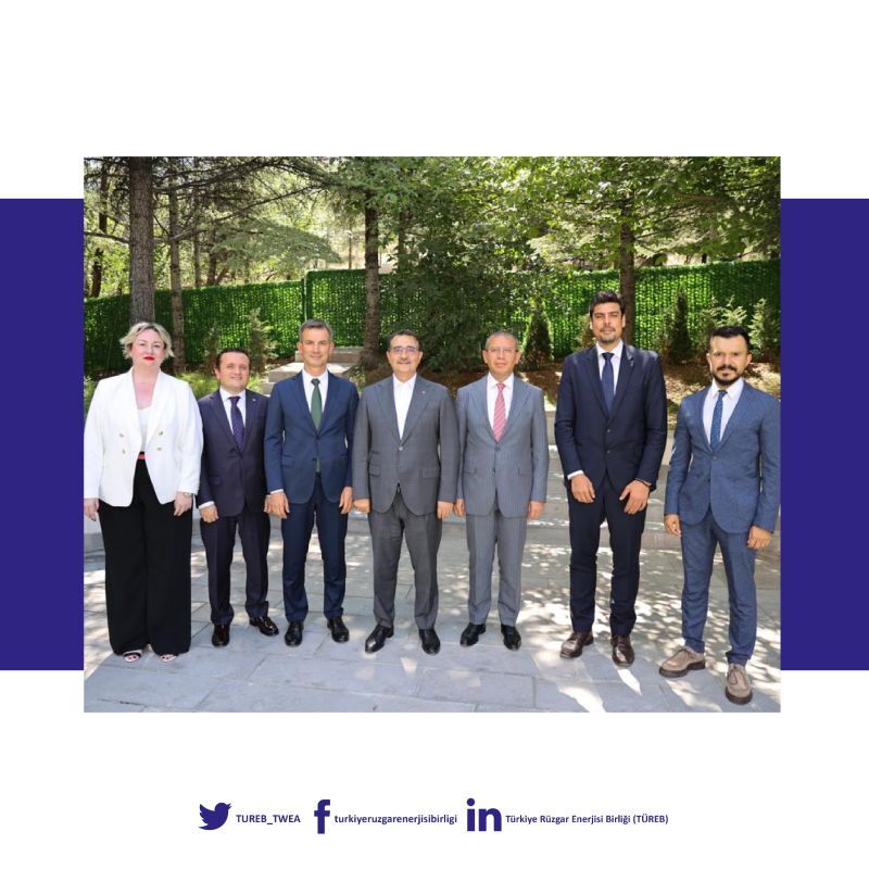TÜREB yönetimi, Enerji ve Tabii Kaynaklar Bakanı Fatih Dönmez ve Bakan Yardımcısı Abdullah Tancan’ı ziyaret etti.