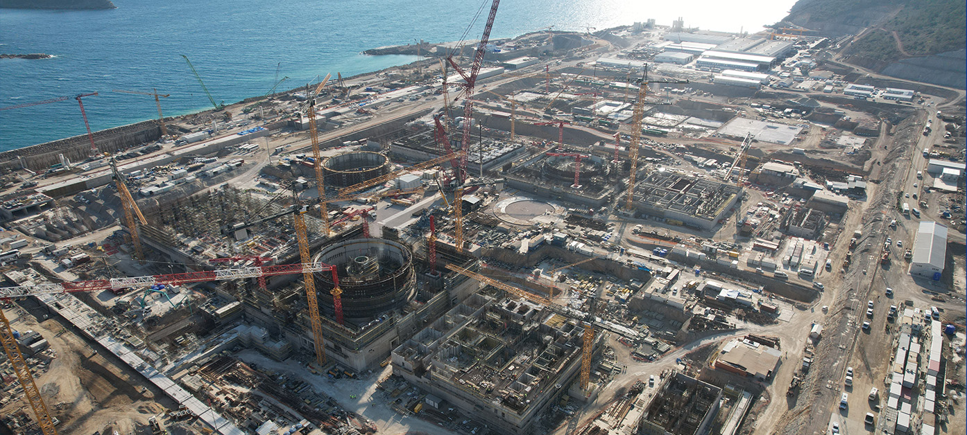 Akkuyu NGS’nin 4. ünitesinde reaktör binasının temel döşemesinin betonlanması tamamlandı