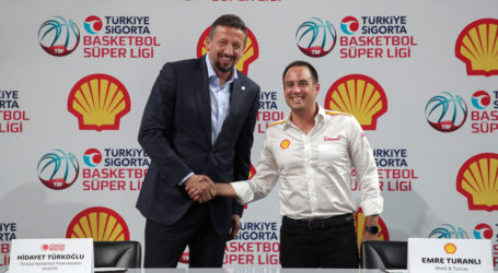 Shell, Türkiye Basketbol Federasyonu ile 3 yıllık ana sponsorluk anlaşması imzaladı