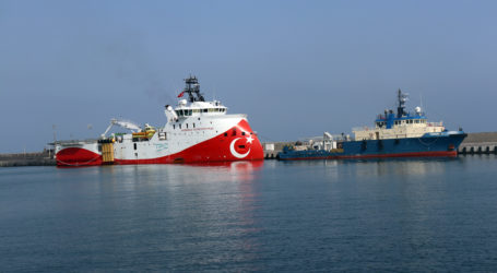 “Barbaros Hayrettin Paşa” sismik araştırma gemisi Ünye Limanı’na geldi