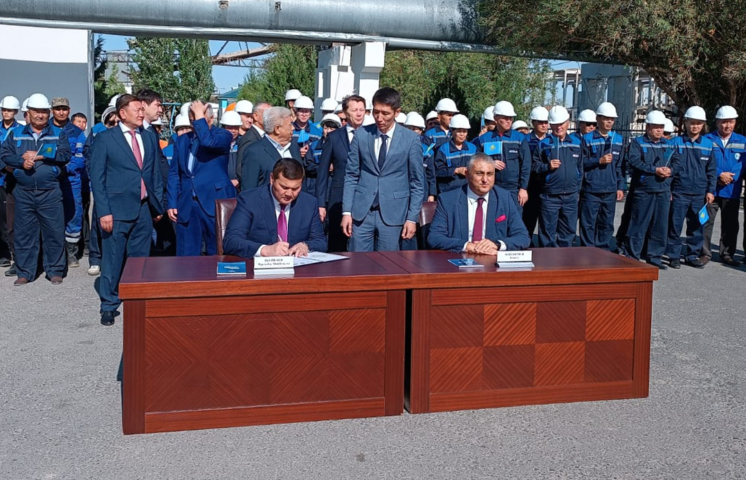 Aksa Enerji, Kazakistan’daki yeni yatırım için düzenlenen resmî törene katıldı