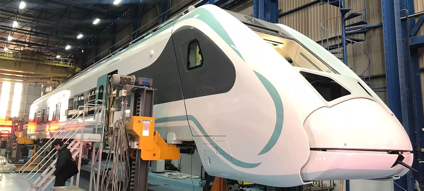 Milli Elektrikli Tren Seti raylara inmek için hazırlanıyor