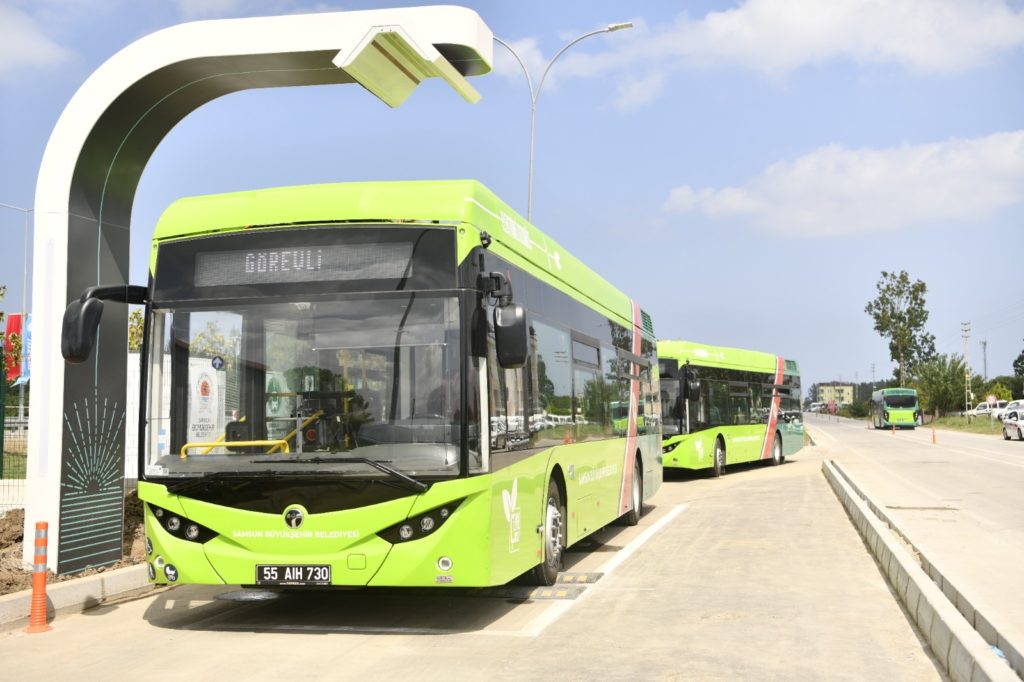 Samsun'da elektrikli otobüslerin kullanımıyla yakıttan 884 bin lira tasarruf sağlandı