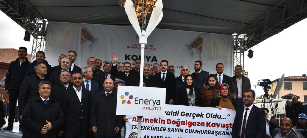 Konya'nın 5 ilçesi daha doğal gaza kavuştu