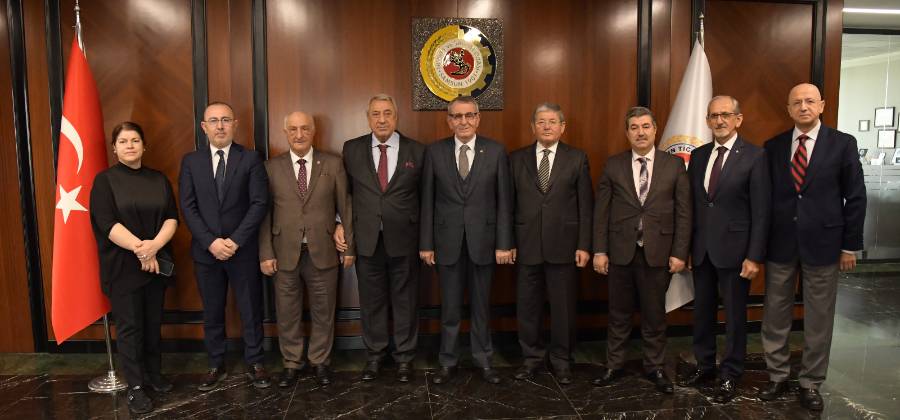 PÜİS Heyeti’nden Samsun Ticaret ve Sanayi Odası Başkanı Murzioğlu’na ziyaret