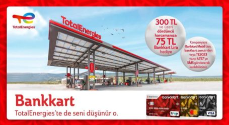 TotalEnergies ve M Oil istasyonlarında 75 lira değerinde Bankkart Lira hediye