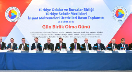 TOBB çatısı altında faaliyet gösteren 7 sektör meclisi Ankara’da toplandı